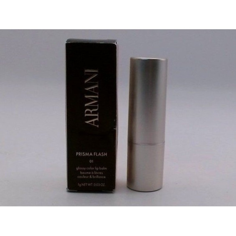 Armani - Glossy Color Lip Balm, Prisma Flash 01, 1hg, BRAND NEW IN BOX